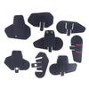 1Pair M2 M3 Bracket Mount Base Holder Headset Clamp Clip For MAXTO M2 M3 Motorcycle Bluetooth Helmet Headset Intercom
