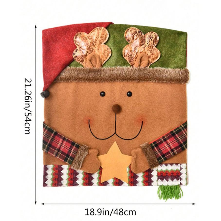 Christmas Decoration Chair Set Stool Set New Doll Chair Cover Europe and the United States Decorative Home Furnishings Supplies As Pictures Shown