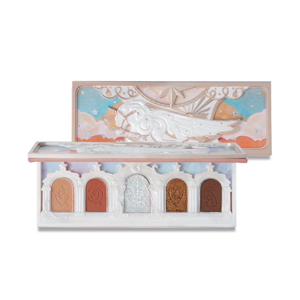 Flower Knows Unicorn Series Eyeshadow Palette (Amber Sunset) 1 piece