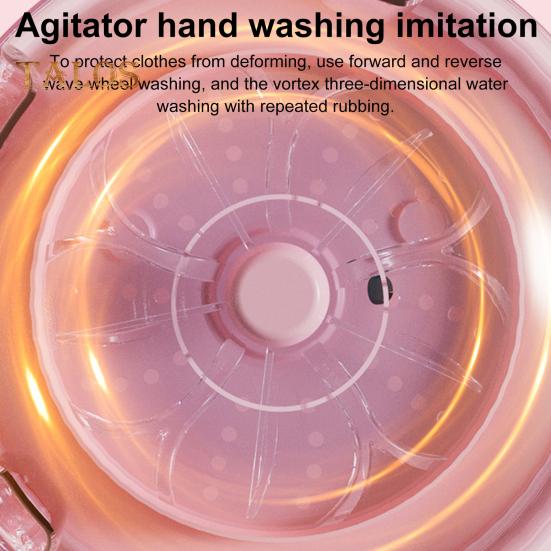 Underwear Washer Socks Laundry Machine Large Capacity Compact Design Portable Rechargeable Cordless Mini Washing Machine