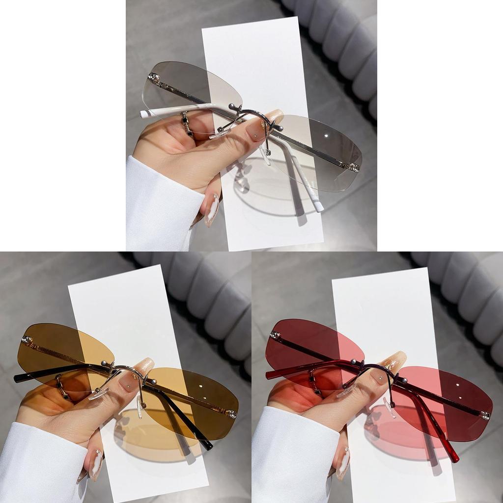 Y2k Blue Square Sunglasses With Uv400 Protection For Fashion Streetwear