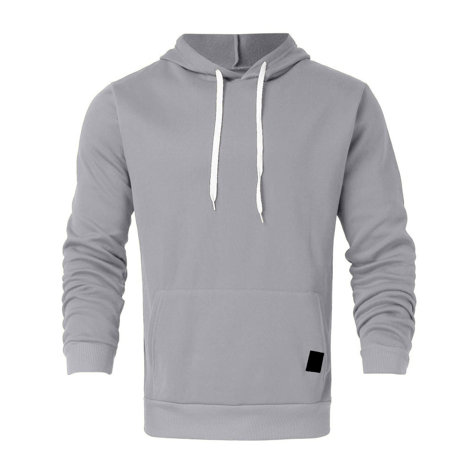

Men s Sweatshirt Large Size Fashion Loose Solid Color Pullover Casual Hoodie XXXL армія зелений колір