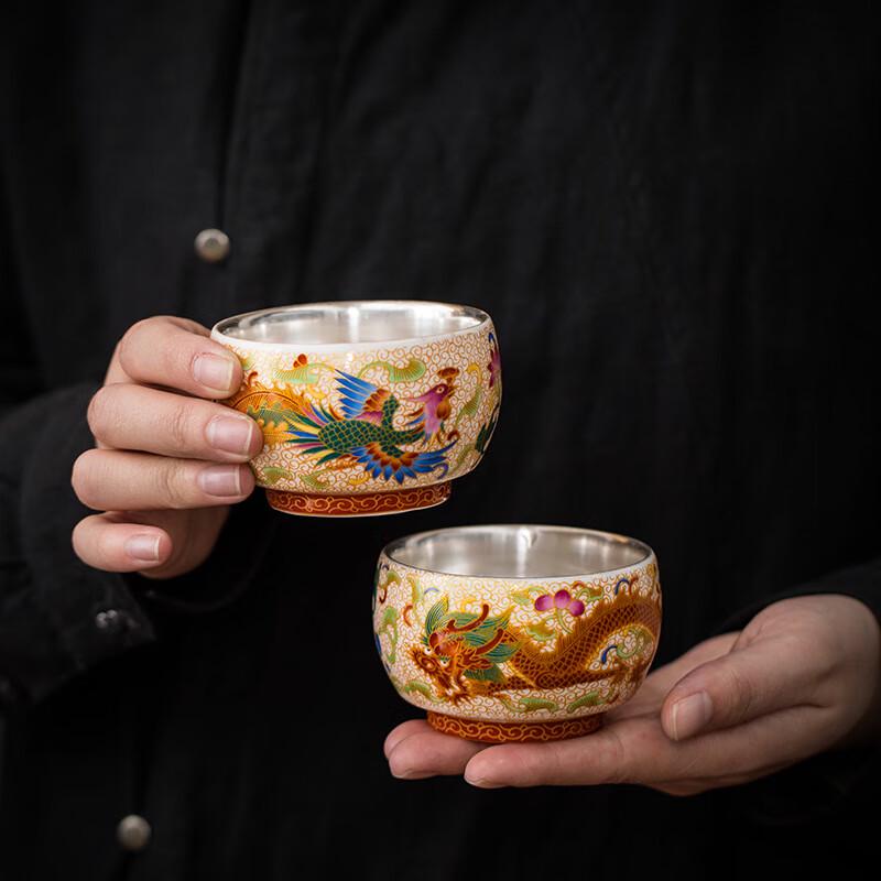 Gold Wire Cloisonné Master Tea Cup