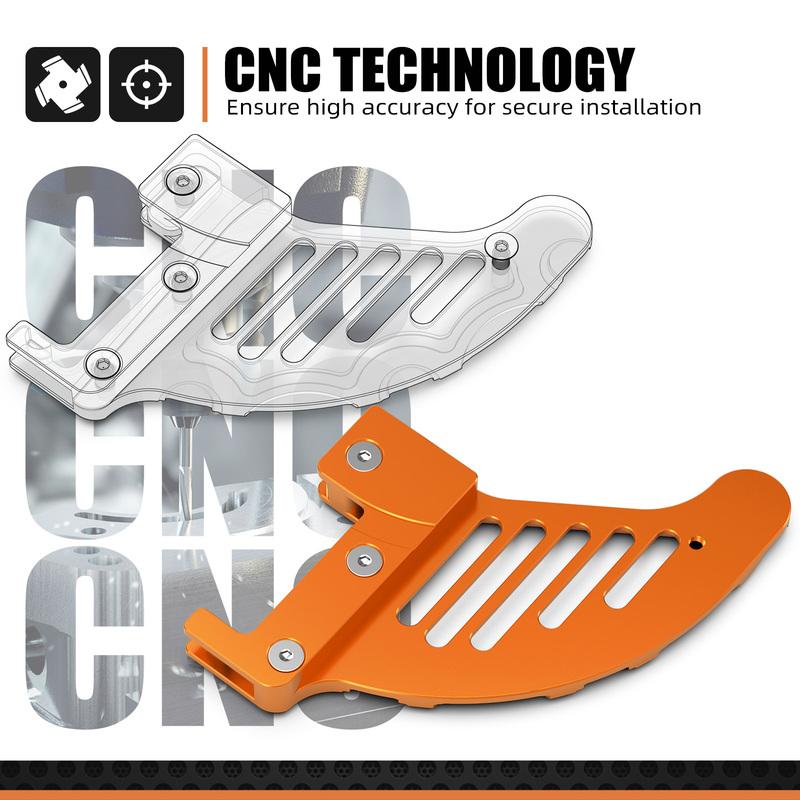 NICECNC For 2004-2022 KTM EXC 300 Rear Brake Disc Guard EXC-F 350 EXC 200 250 SX 125 SXF 450 500 530 XC XCF XCW XCFW TPI 6 Days
