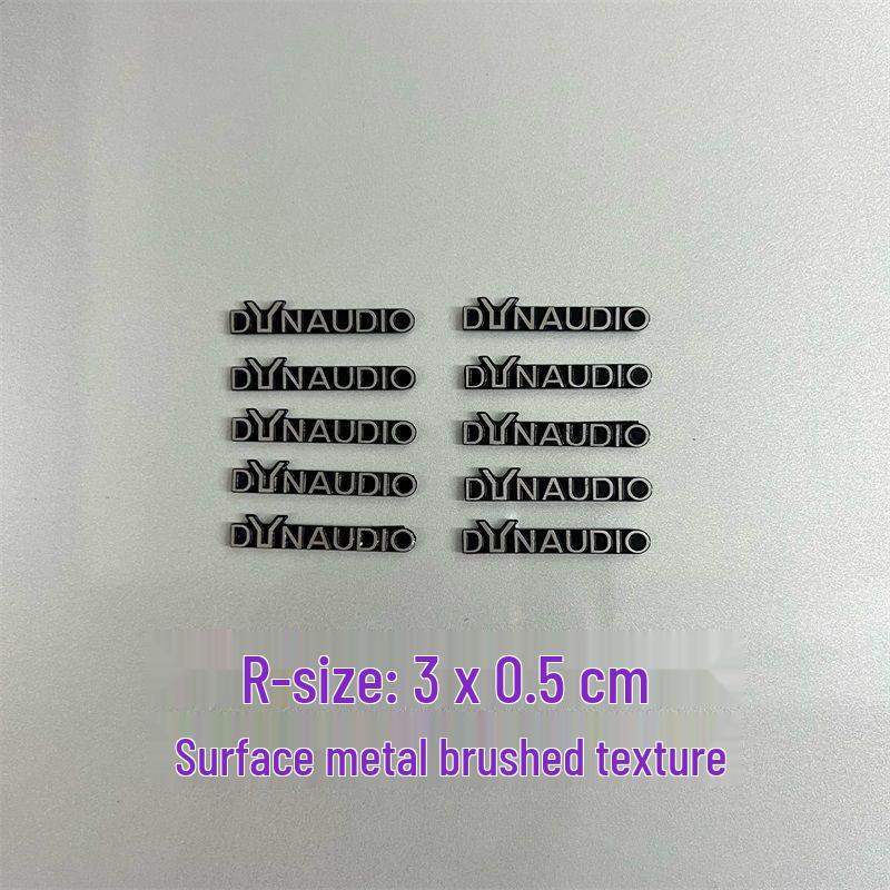 Dekorative Metallaufkleber für Auto-Audio-Lautsprecher von Bose, Harman Kardon, JBL.