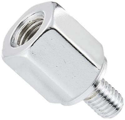 Tanax HM-10 Motorcycle Mirror, Napoleon Reverse Screw Adapter Plating, 0.4 Inch (10 Mm) To Reverse 0.4 Inch (10 Mm)