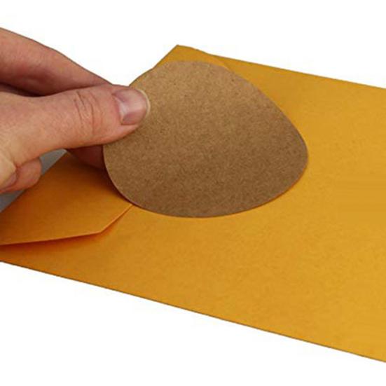 500 Stück Runde Selbstklebende Papieraufkleber DIY Backetikett Kuchen Deko Verschlussanhänger