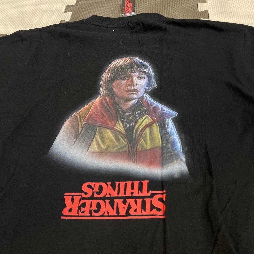 L Stranger Things Stranger Things T-Shirt Black XXL