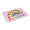 Cute Rainbow Vegan Food Doormat Mat Anti-Slip Plant Based Diet Kitchen Bath Balcony Rug Carpet 40*60cm