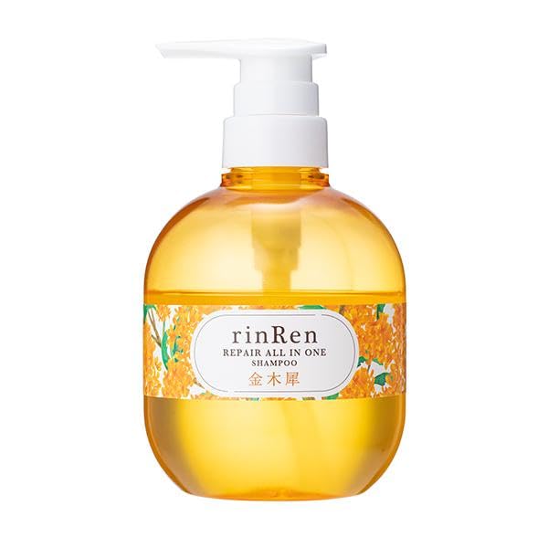 

RinRen All-in-One Shampoo, Osmanthus, 5 in 1, Multi-functional, Hair, Scalp, Hair Repair, Damage Repair, Dryness, Brittleness rinRen [Genuine], 380ml
