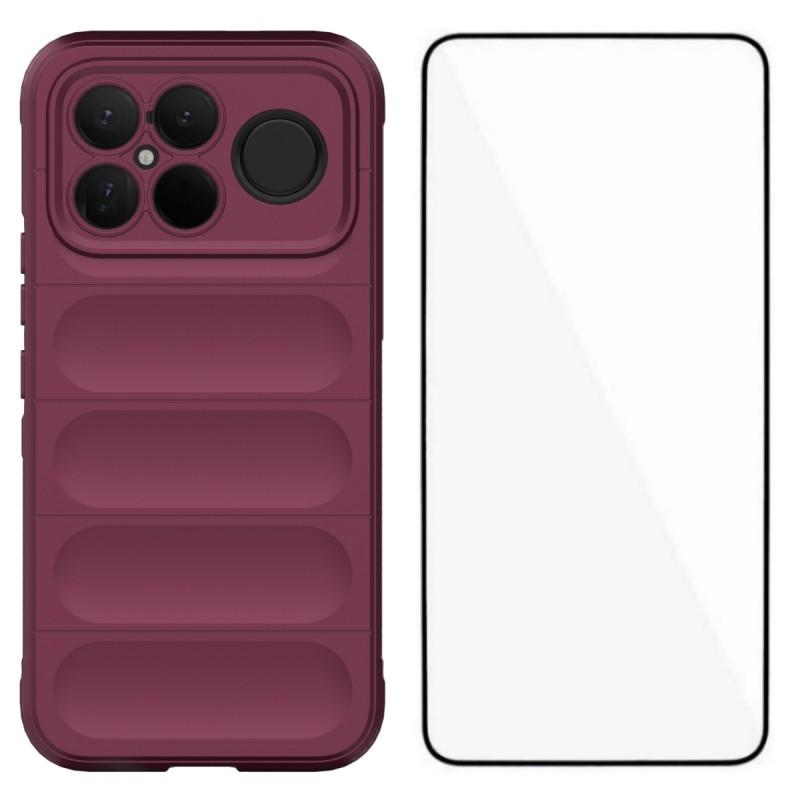 

For Xiaomi Poco F8 Ultra/Xiaomi Redmi K90 Pro Max 5G TPU Case WANLONFENG HD Series Anti Slip Phone Cover with Tempered Glass