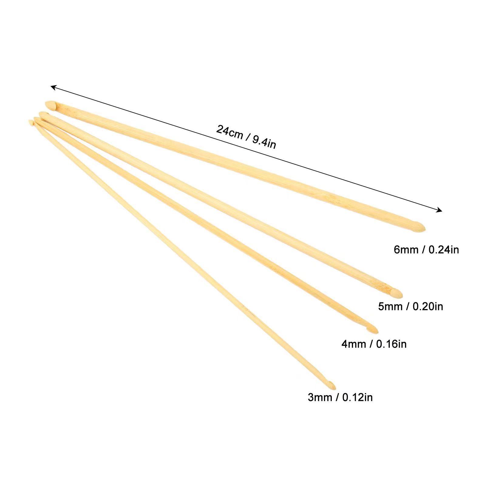 

Двусторонний крючок для вязания 3/4/5/6 мм 4.5/5 * 6.5 мм темно-зеленого