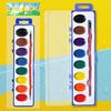 Aquarellfarben-Kasten-Set mit Pinseln für Kinder - Waschbar und Deckfarben