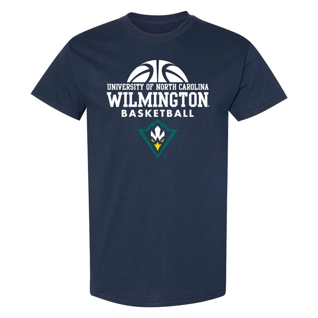 UNC Wilmington Seahawks Basketball Hype T-Shirt - Navy