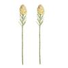 2Pcs Soft Plastic Artificial Artichoke Fruit Fake Simulation Artichoke Flower  Balcony