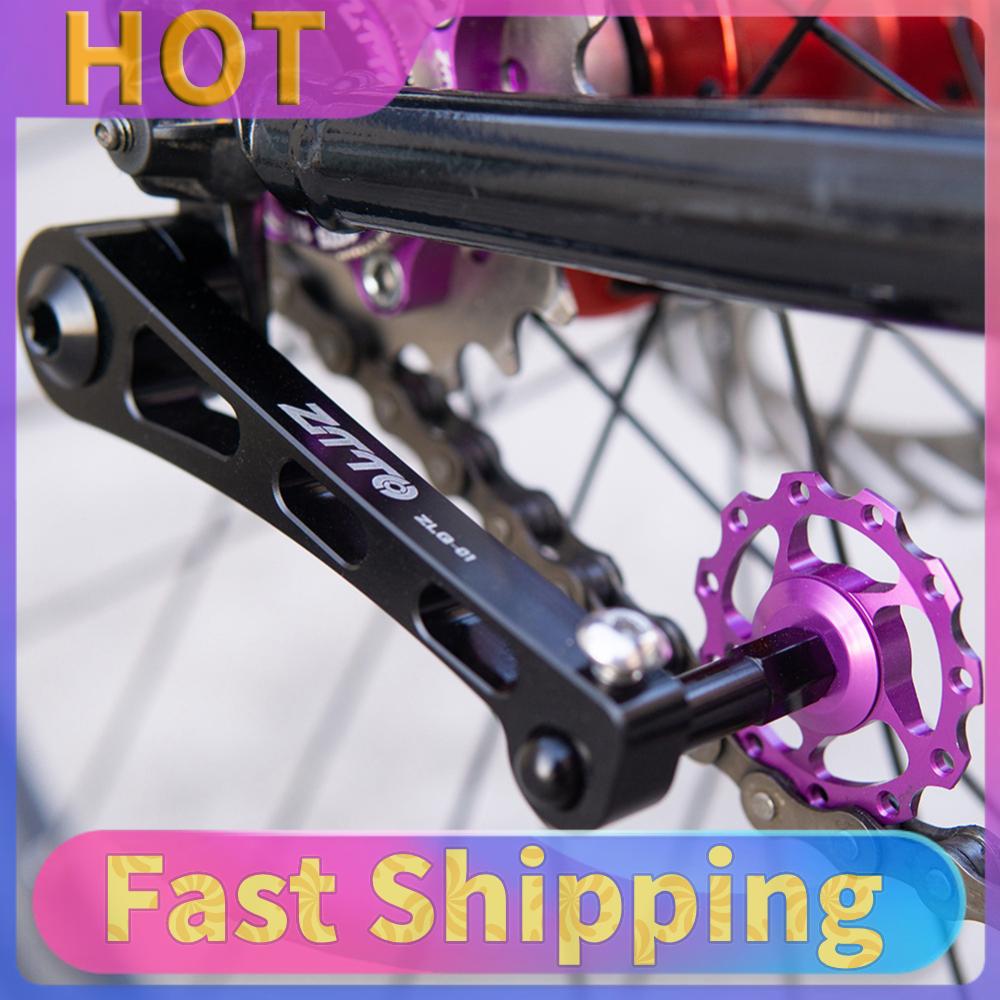 Aluminiumlegierung MTB Single Speed Schaltwerk Kettenspanner Fahrrad 1-Gang Schaltwerk Kette Prüfer Führung für MTB Rennrad