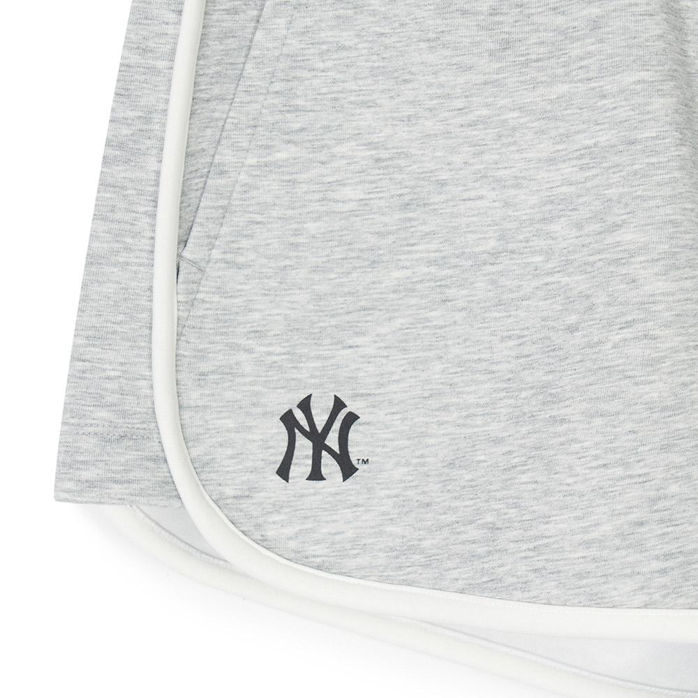 New MLB New York Yankees Casual Shorts Women's Heather Gray 3FSPV0443-50MGS