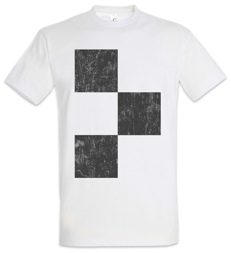 

Racing Flag Squares Mens T-Shirt Race Rally Car Auto Driver Racer Biker Petrol S