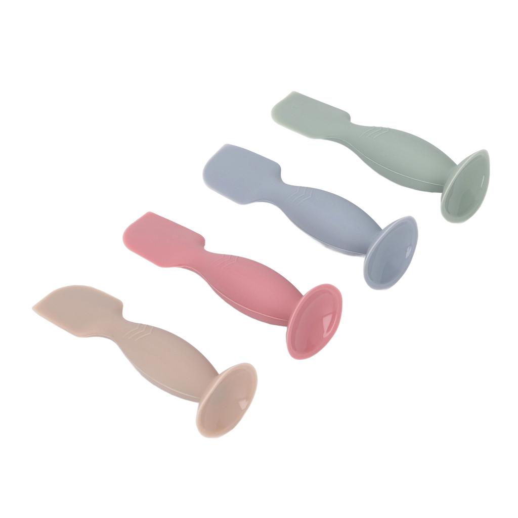 4ks dětská plenková krémová špachtle měkké novorozenecké potřeby silikonová pasta na zadek aplikátor