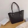 Handbag PU Bag for Girl Women Large Capacity Shopping Bag Versatile Shoulder Bag