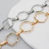 Hook Adjustment Personality Hexagonal Metal Waist Chain Women'S Decorative Dress Belt