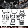 L/RHD For Subaru Forester 2024 2025 2026 Center Control Gear Shift Front Water Cup Holder Trument Window Rise Readlamp Cover