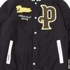 Puma Letter Logo Embroidered Single-Breasted Jacket Men Jacket Black 534378-01