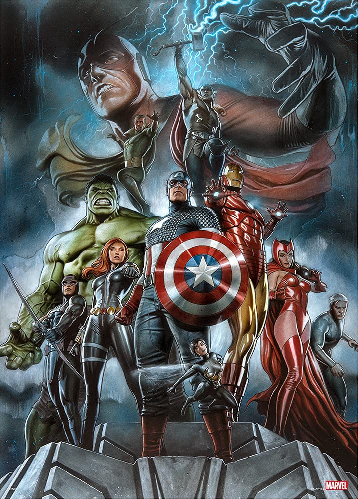 

Пазл из 1000 деталей Marvel Самые могущественные герои Серия Gyutto Мстители Земли [Чисто белый] (38,2x53,2см)