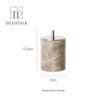 DecoTalk Wabi-Sabi Marble Bathroom Set: Matte Washbasin, Aroma Diffuser, Tissue Box