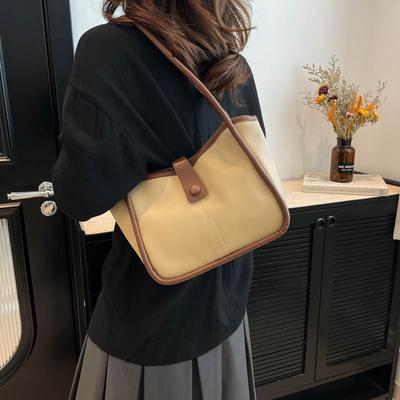 Summer Popular New Retro Large-capacity Class Commuter Shoulder Bag Fashion Tote Bag Women