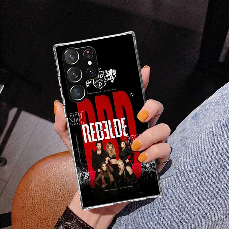 F-Fashion RBD R-Rebelde Phnoe Case for Samsung Galaxy S26 S25 Edge S23 S24 Ultra S22 Plus S21 S20 FE Unique Cover Soft Coque Gal