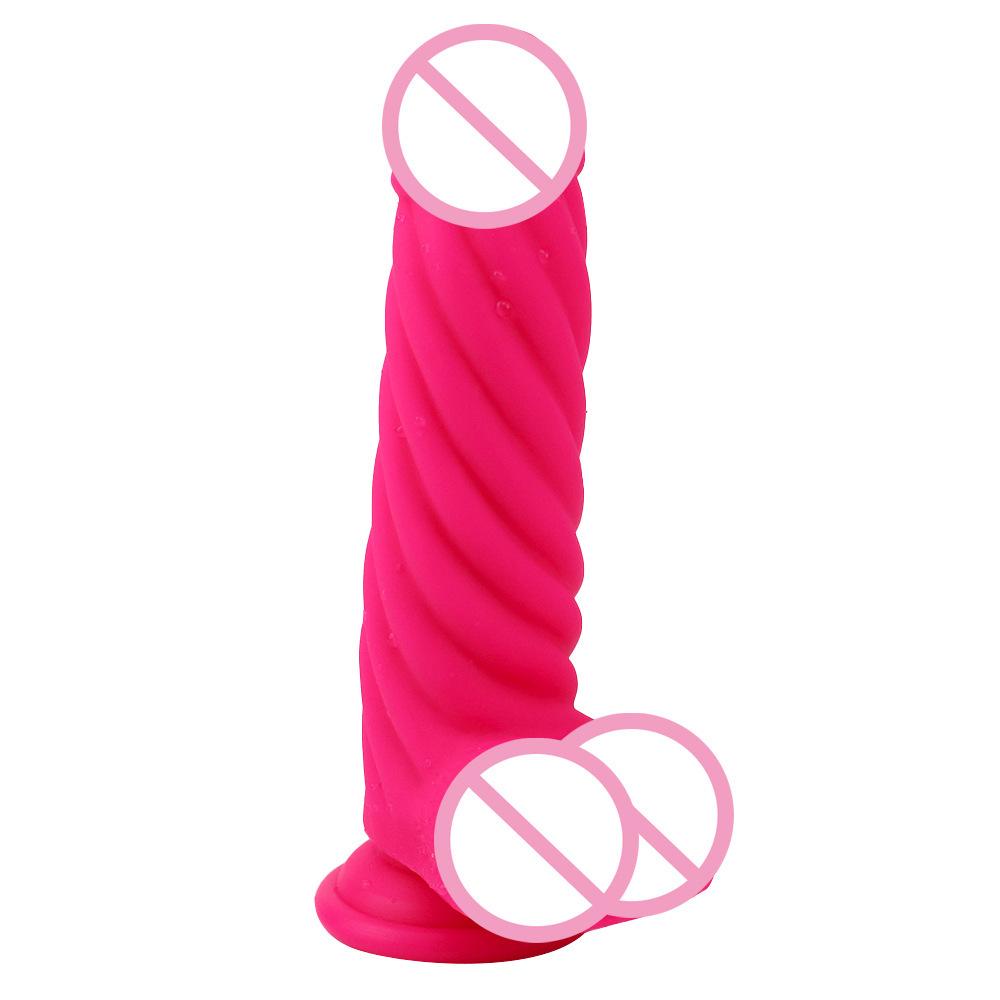 Lila Silikon Dildo Weibliche Farbe Solide Geformter Dildo Alternative Sexuelle Produkte Erwachsener Masturbator