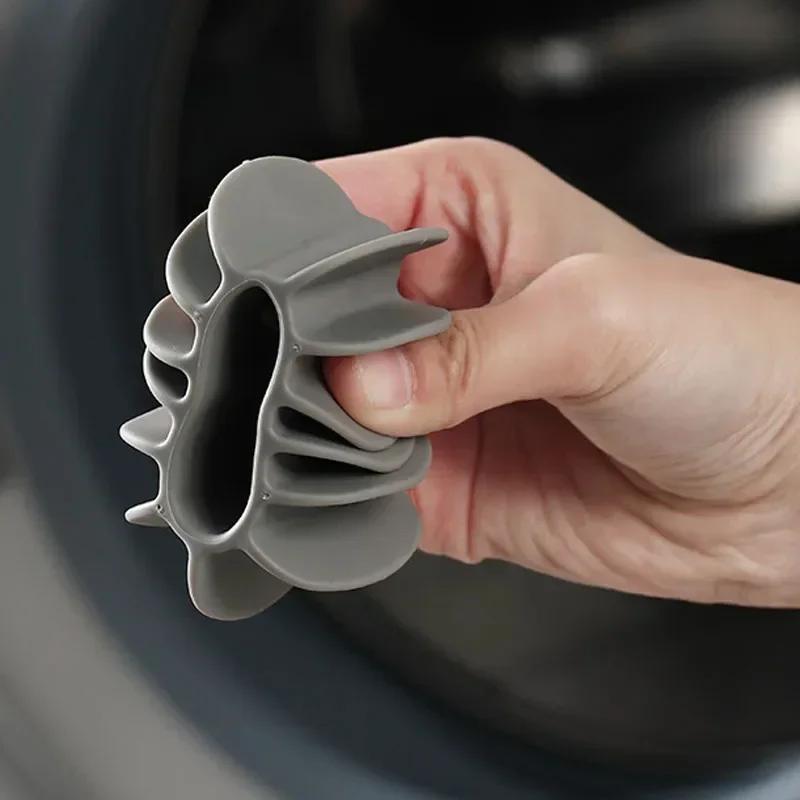 3pcs Silicone Magic Laundry Ball Reusable Clothes Hair Cleaning Tool Pet Hair Remover Washing Machine Cat Hair Catcher Laundry