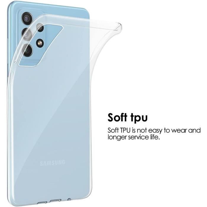 Protective Case - PROSHOP - Samsung A73 5G - Flexible - Transparent - Shockproof