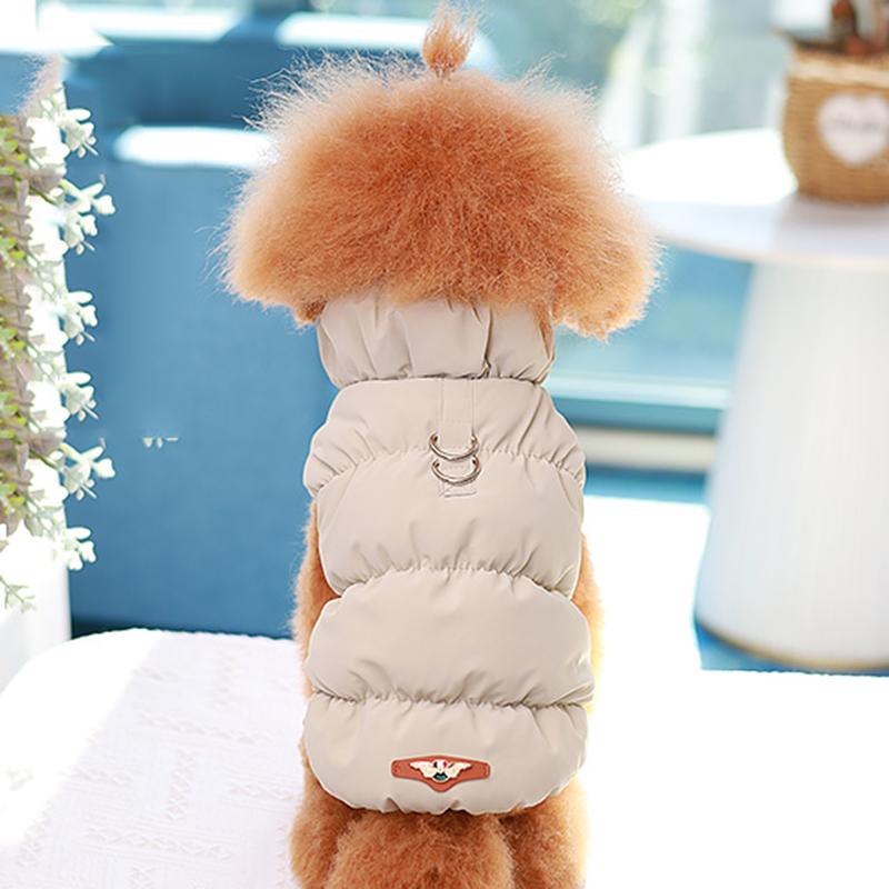 Orange Cat Down Jacket with Traction Buckle Winter Warm Pet Clothes for Cats Gotas Kitten Sphynx Coats Clothing vetement chat