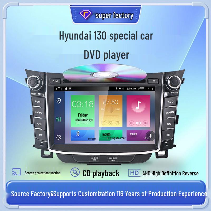 

Android DVD-плеер и автомобильная навигация с камерой заднего вида для Hyundai I30 2011-2016 годов выпуска