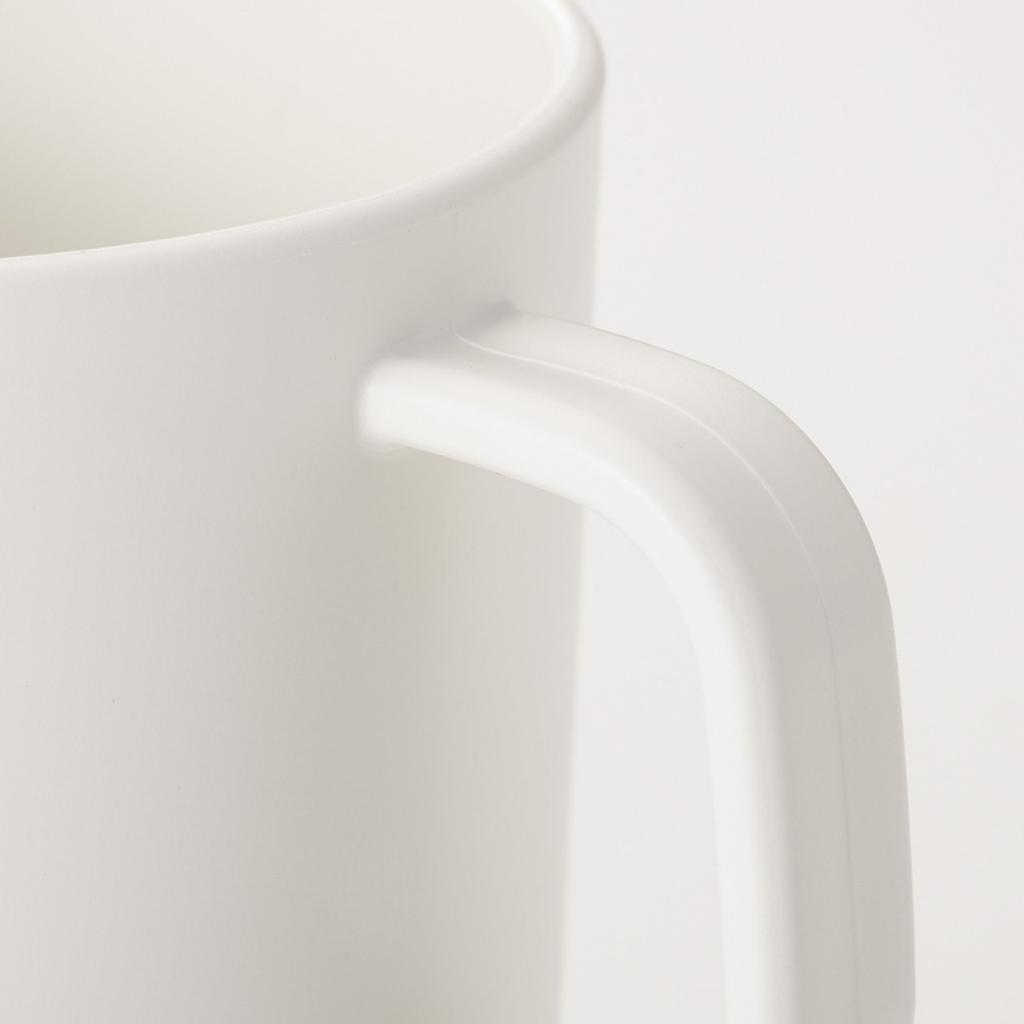 MUJI Polypropylene Mug with Lid 270ml White Diameter 8cm Height 8cm