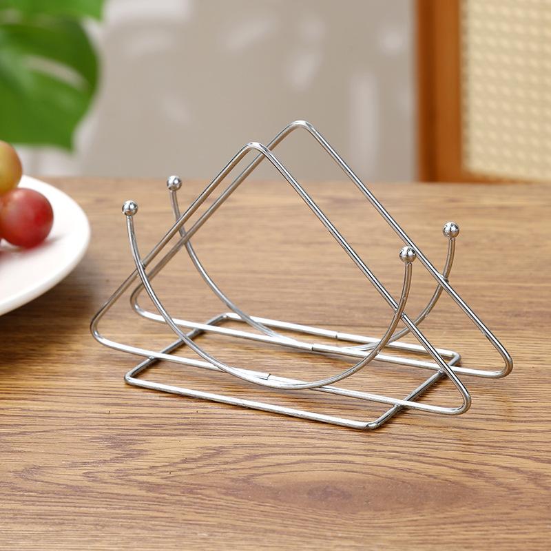 Elegant Metal Iron Napkin Holder Paper Drawer Storage Bracket Organizer For Kitchen Home Restaurant Tabletop Accessory