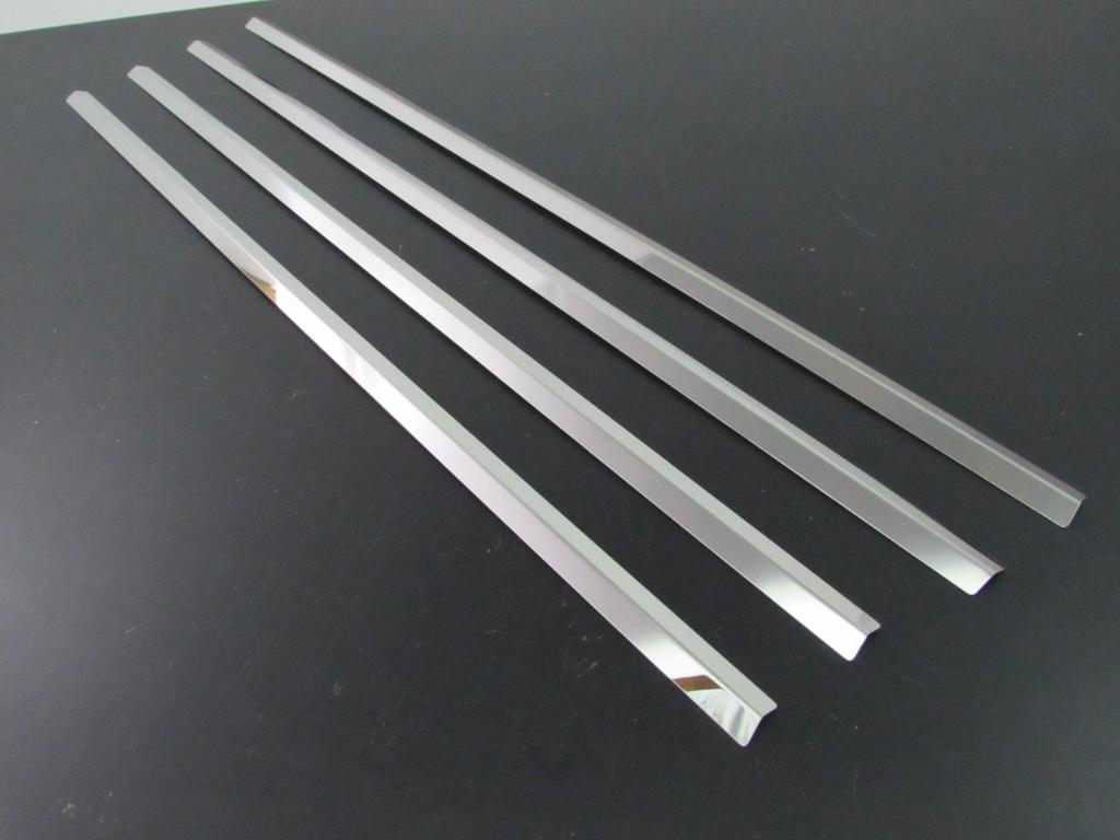 BRIGHTZ Mirror Chrome Stainless Steel Window Moulds for T31 Series 3404 Ultra-High X-Trail (4-Piece Set) [WIN-SIL-044]