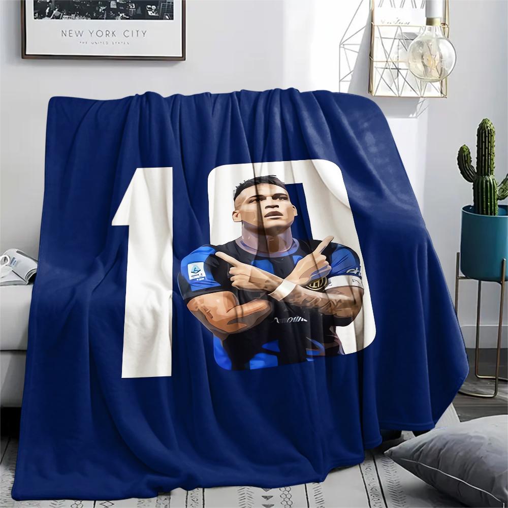 1pc Inter Milan Print Flannel Blanket, High quality Comfortable for All Seasons, Home Decor, Warmth and Comfort, Perfect for Christmas Gifts61