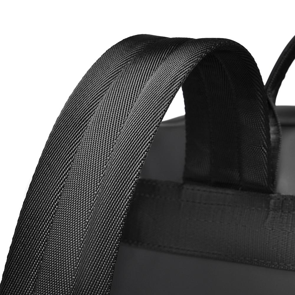 Men's Business Backpack Large Capacity Multi-compartment Lightweight Shoulder Bag for 15.6 Inch Laptop Commuter Leather Bag