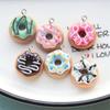 10Pcs Colorful Donut Resin Charms For Jewelry Making DIY Women Earrings Necklace Pendants Fashion Keychain Bag Accessories Decor