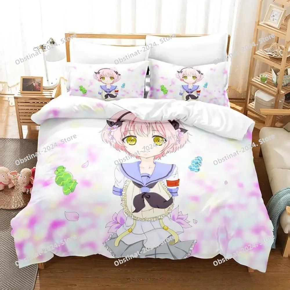 Yeni Anime Magical Girl Raising Project Yatak Takımı Tek Kişilik İki Kişilik Tam Kraliçe King Boy Yatak Takımı Yetişkin Çocuk Yatak Odası Nevresim Takımları