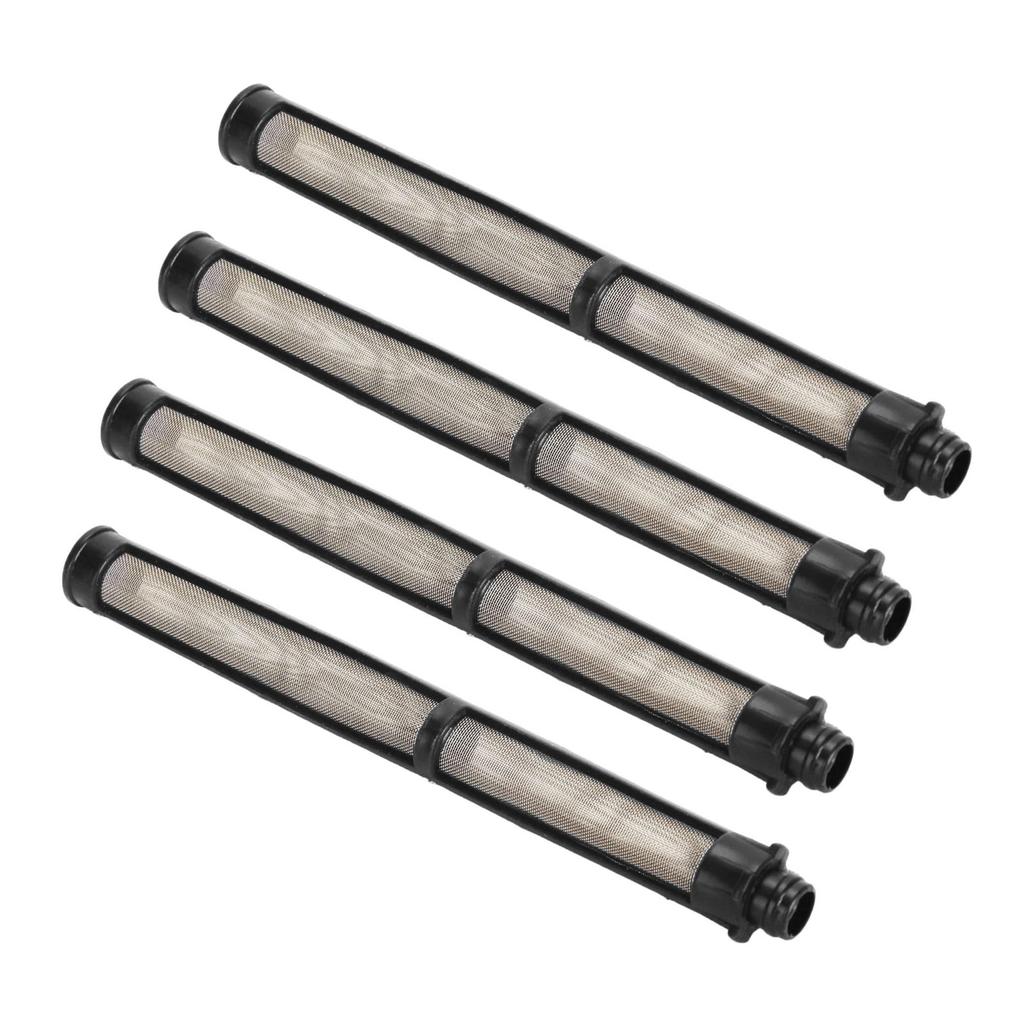 10 Stück Airless Spritzpistolenfilter Aftermarket-Ersatz Hochleistungs-Lackzubehör Schwarz 60
