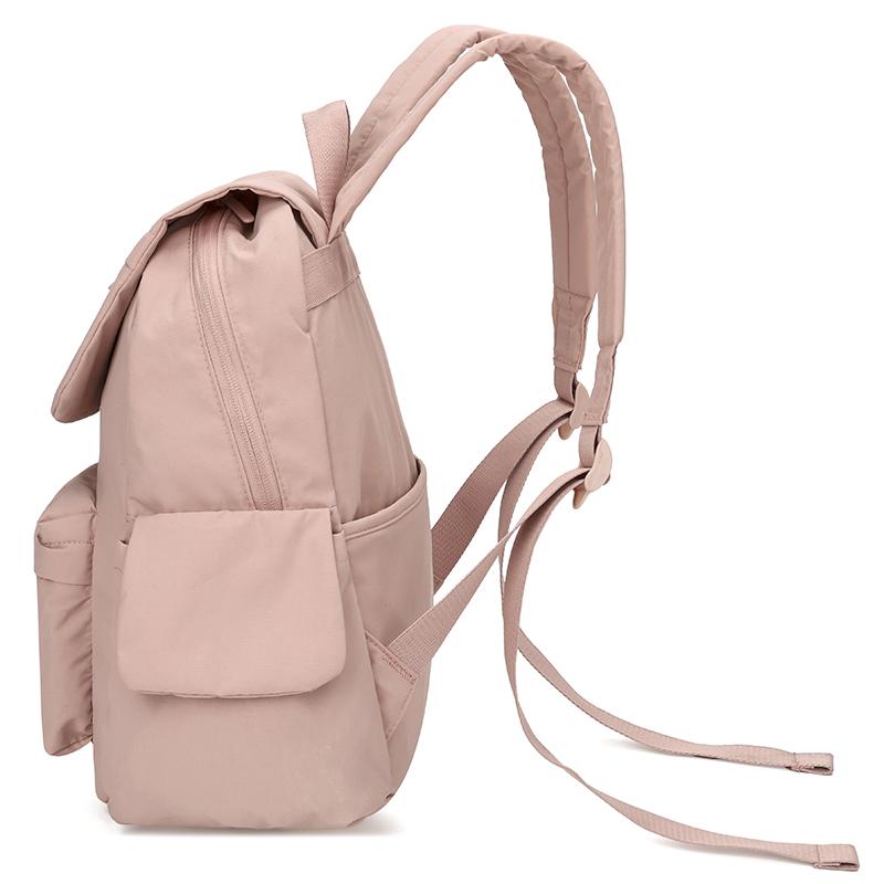 Sac à dos de couleur unie Léger Grande capacité pour unisexe