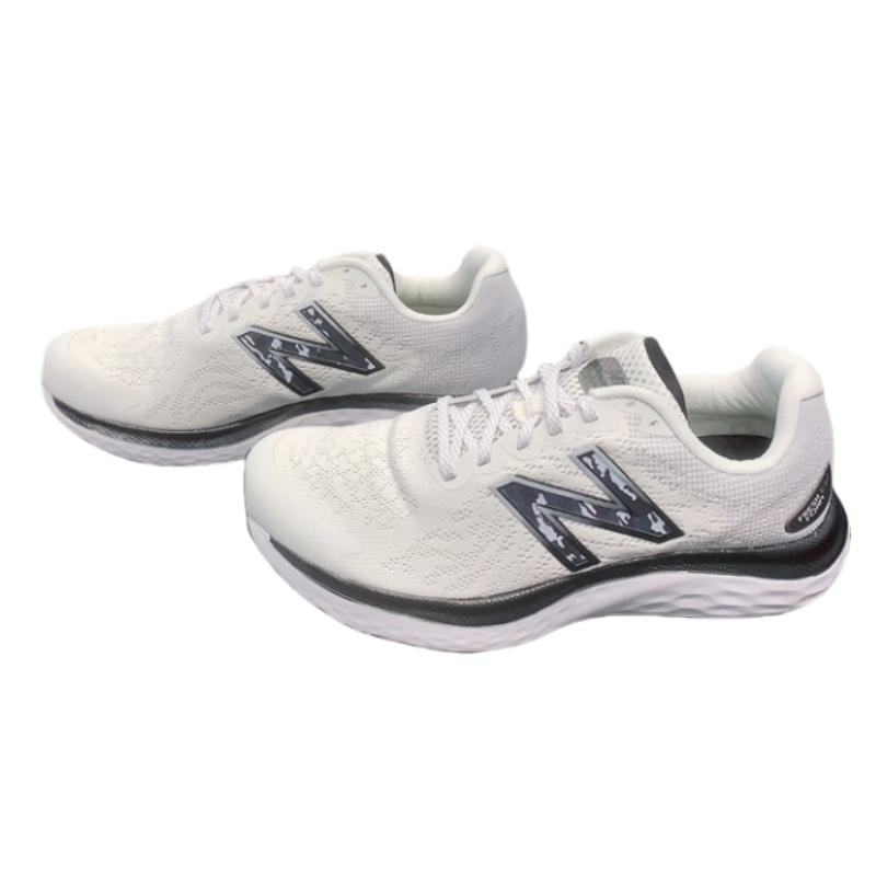 New Balance Nb 680 Bequeme Langlebige Leichte Low-Top Laufschuhe Herren Sneaker Weiß M680NW7