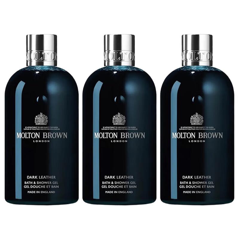 

Molton Brown Dark Leather Shower Gel 3x300ml Set