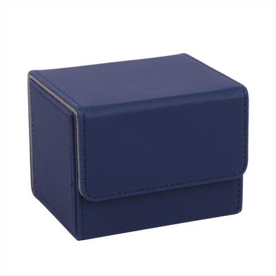 Toy God Trading Card Deck Case Card Case Trading Card Leather Card Case Holder Storage S Size (S Size/Blue)