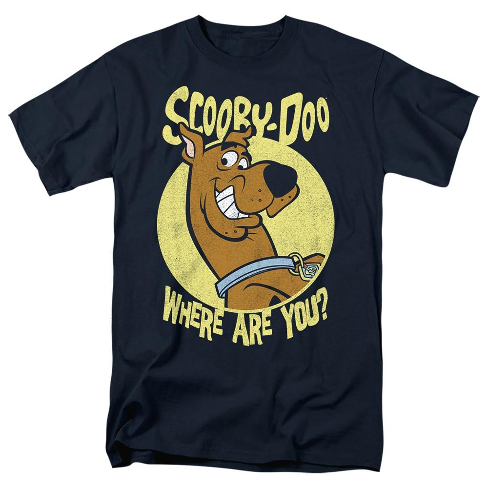 Scooby-Doo! - Where Are You - Adult Unisex Short Sleeve T-Shirt - Blue XL