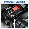 Armrest Box Storage with Rubber Cushions For Volkswagen ID.4 ID6 -2024 Car Center Console Armrest Storage Box Trims Tray